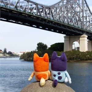 Bluey Friends Bluey & Bingo Characters Small Plush Dog Soft Cuddly Stuffed Toy